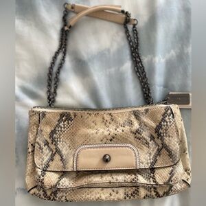 SNAKESKIN COACH PURSE